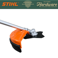 Thumbnail for STIHL FS-KM Brushcutter with 4 Tooth Grass Blade Kombi Attachment | Weed Trimmer Attachments | Gilford Hardware & Outdoor Power Equipment