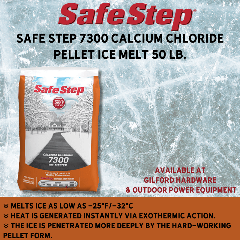 Safe Step 7300 Calcium Chloride Pellet Ice Melt 50 lb. | Gilford Hardware