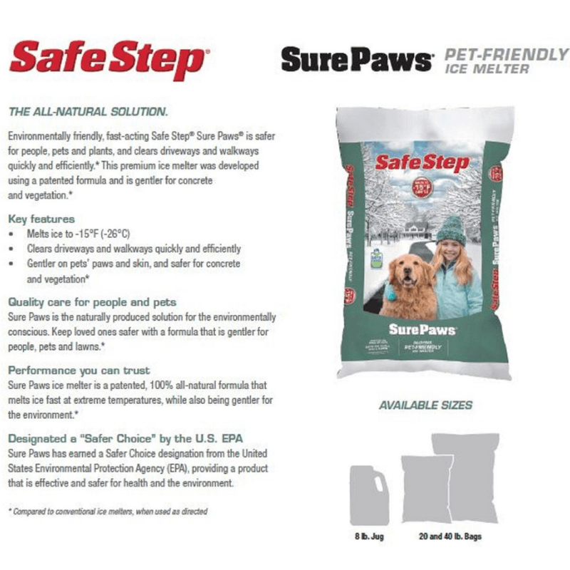 Safe Step Pet Friendly Ice Melt Magnesium Chloride 8 lb. | Gilford Hardware