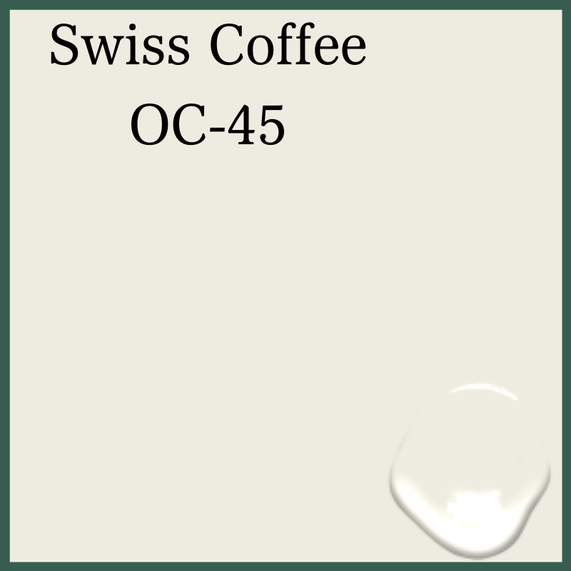 Swiss Coffee OC-45 Benjamin Moore | Gilford Hardware