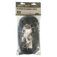 Thumbnail for Master Mechanic Assorted Heavy-Duty Bungee Cords 6-Pack. | Bungee Cords | Gilford Hardware & Outdoor Power Equipment