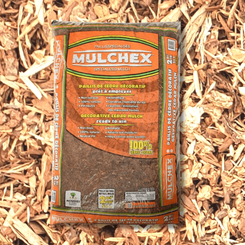 Mulchex Natural Cedar Mulch 2 ft³ | Gilford Hardware