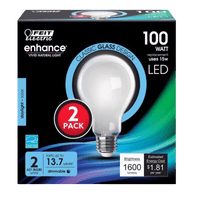 Thumbnail for Feit Enhance LED Bulb Daylight 100 Watt 2-Pack.. | Gilford Hardware