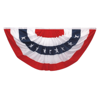 Thumbnail for Valley Forge American Pleated Flag 18 in. H x 36 in. W | Gilford Hardware 