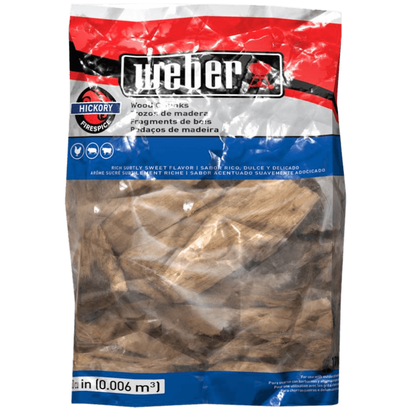 Weber Firespice Hickory Wood Smoking Chunks 350 cu. in. | Gilford Hardware 