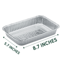 Thumbnail for Weber Aluminum Drip Pan 8.7 in x 5.7 in (10 Pack) | Gilford Hardware 