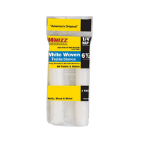 Thumbnail for Whizz Mini Paint Roller Cover Woven 6.5 in. W x 1/4 in (2 pack) | Gilford Hardware