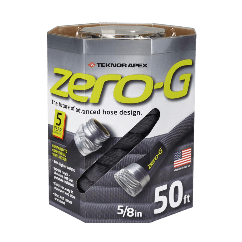 Zero-G Black Aluminum Garden Hose 5/8 in. Dia. x 50 ft. | Garden Hoses | Gilford Hardware & Outdoor Power Equipment