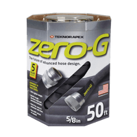 Thumbnail for Zero-G Black Aluminum Garden Hose 5/8 in. Dia. x 50 ft. | Garden Hoses | Gilford Hardware & Outdoor Power Equipment