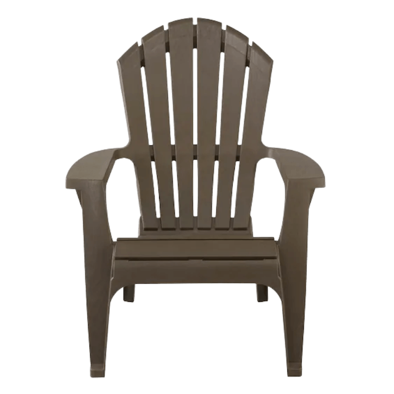 Adams RealComfort Adirondack Chair Poly Earth Brown | Gilford Hardware