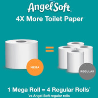 Thumbnail for Angel Soft Toilet Paper 4 Rolls 429 sheet 45 ft. | Gilford Hardware