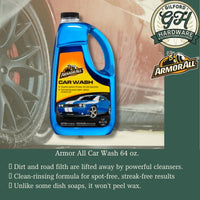 Thumbnail for Armor All Car Wash 64 oz. | Gilford Hardware