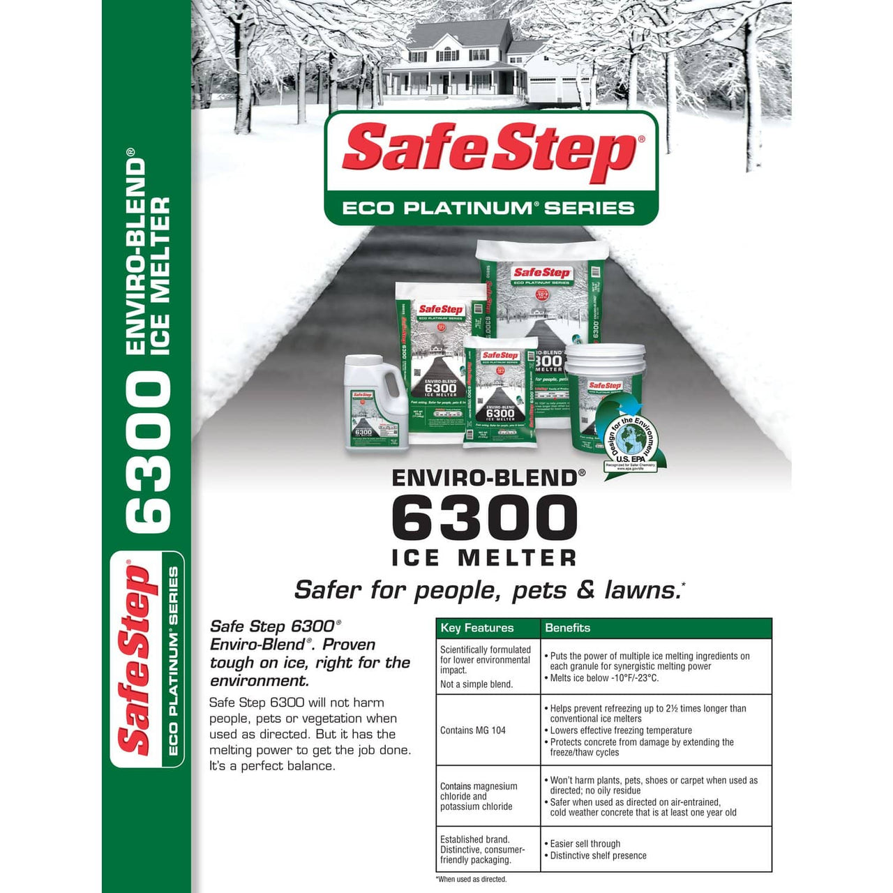 Safe Step Ice Melt Enviro-Blend 6300 Pet Friendly 50 lb. | Lawn & Garden/Farm | Gilford Hardware & Outdoor Power Equipment