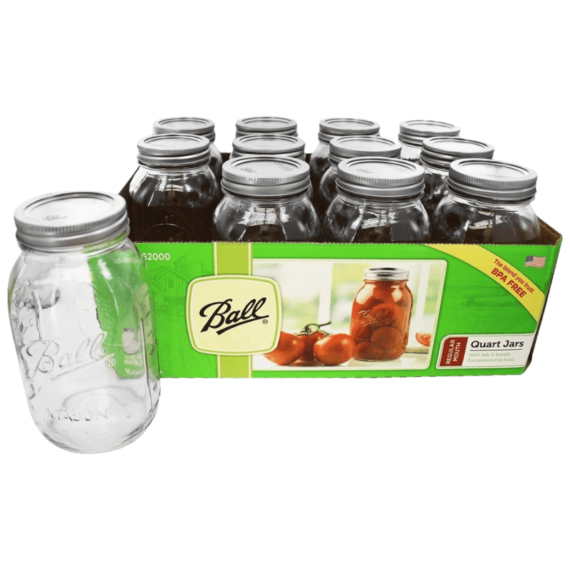 Ball Regular Mouth Canning Jar 1 quart. 12-pack. | Kitchen & Dining | Gilford Hardware