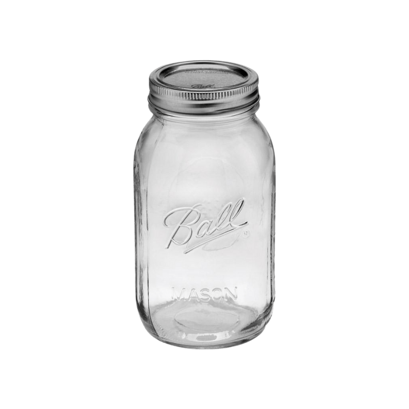 Ball Regular Mouth Canning Jar 1 quart. 12-pack. | Gilford Hardware