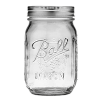 Thumbnail for Ball Regular Mouth Mason Jar 1 Pint. 12-Pack. | Gilford Hardware