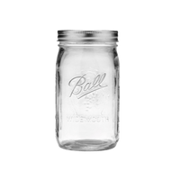 Thumbnail for Ball Wide Mouth Canning Jar Quart (32 oz.) 12-Pack. | Kitchen & Dining | Gilford Hardware