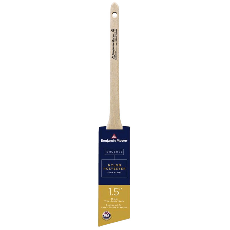 Benjamin Moore Firm Thin Angle Paint Brush 1-1/2 in. | Paint Brushes | Gilford Hardware & Outdoor Power Equipment