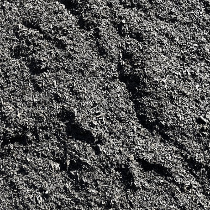 Black Bulk Bark Mulch 1/2 yard. | Mulch | Gilford Hardware