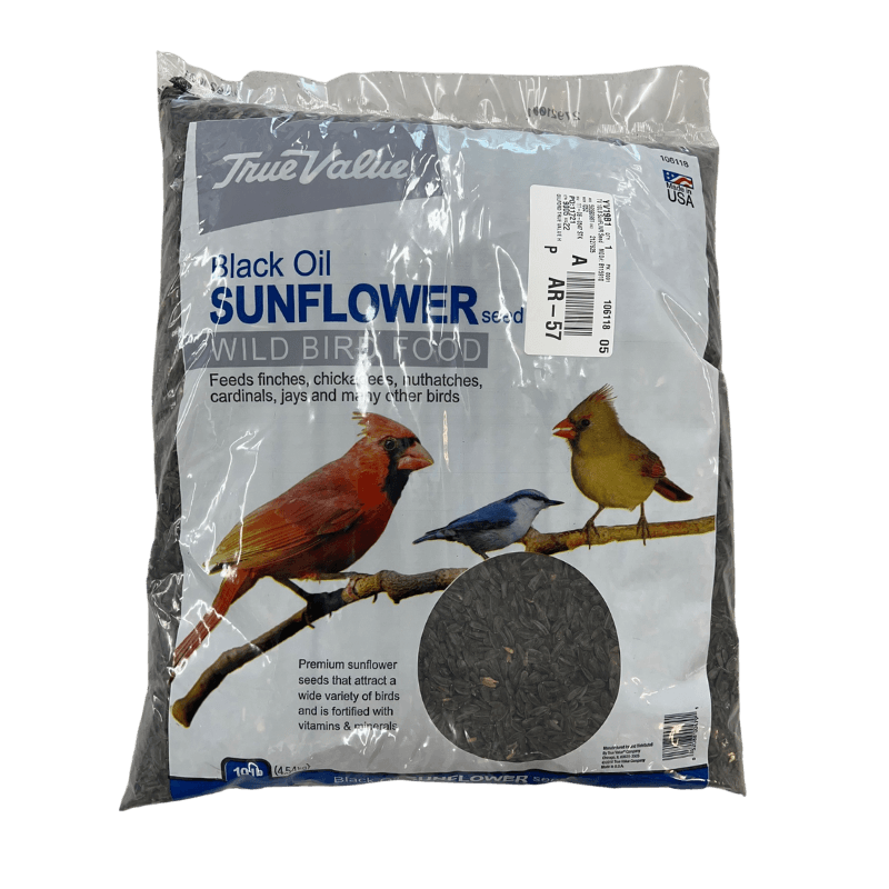 Black Oil Sunflower Bird Seed 10 lb. | Bird Food | Gilford Hardware