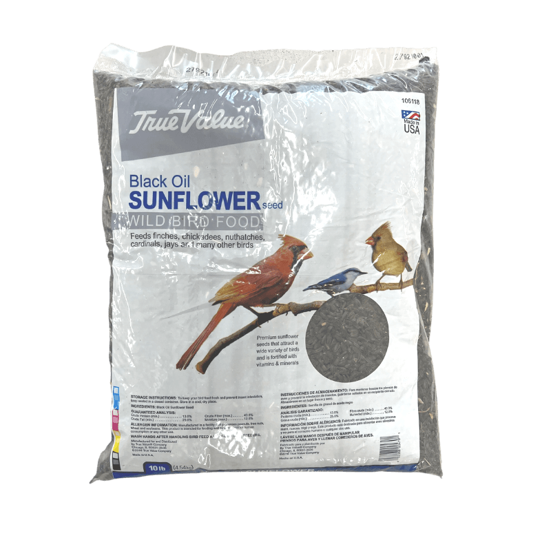 Black Oil Sunflower Bird Seed 10 lb. | Bird Food | Gilford Hardware