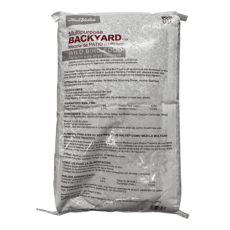 Backyard Multipurpose Wild Bird Food Mix 40 lb. | Bird Food | Gilford Hardware