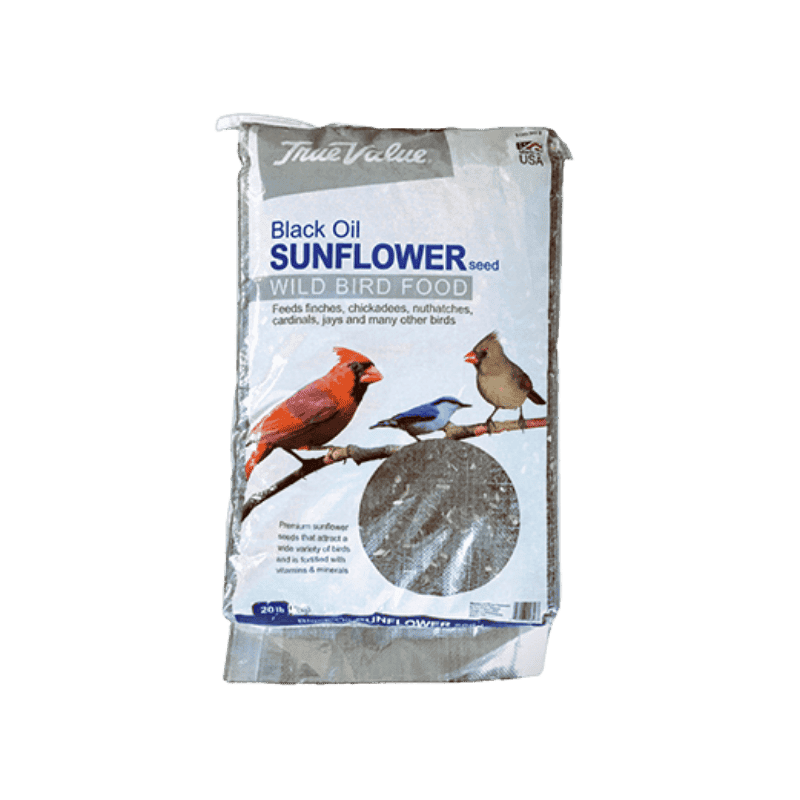 Black Oil Sunflower Bird Seed 20 lb. | Bird Food | Gilford Hardware