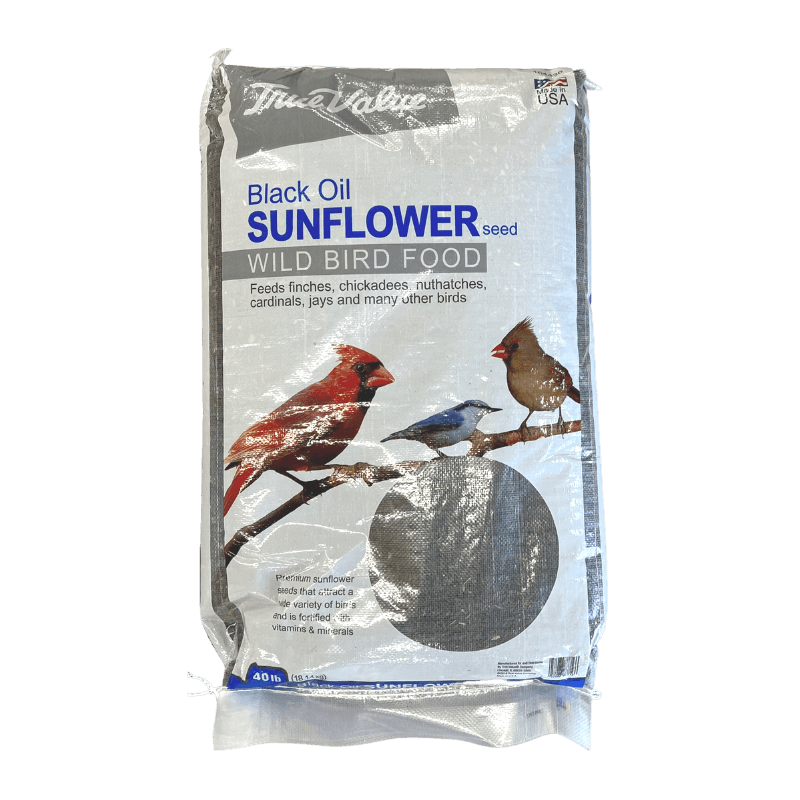 Black Oil Sunflower Bird Seed 40 lb. | Bird Food | Gilford Hardware