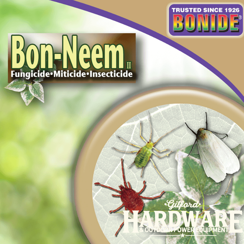 Bon-Neem II Organic 3 in 1 Garden Insect Spray Liquid 32 oz. | Gilford Hardware