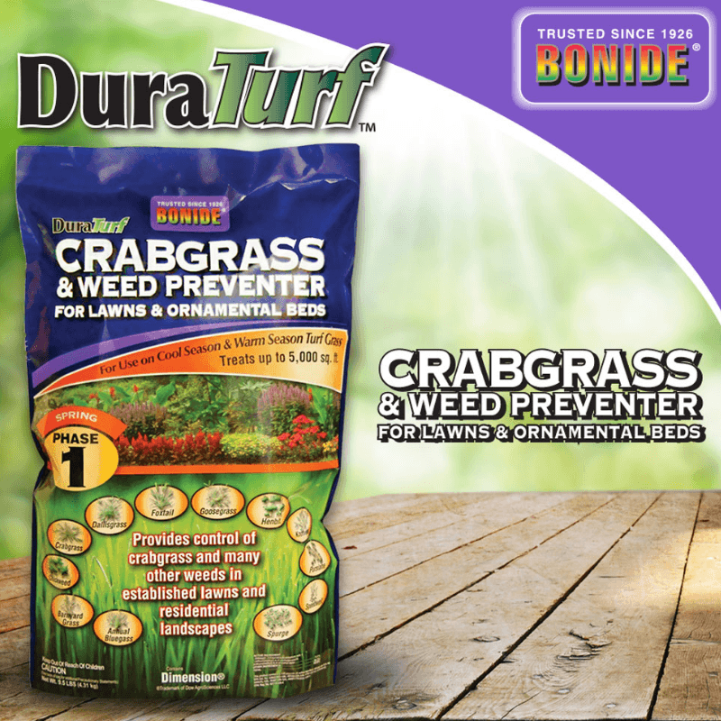 Bonide DuraTurf Crabgrass & Weed Preventer for Lawns and Ornamentals 5000 sq. ft. | Fertilizers | Gilford Hardware