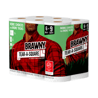 Thumbnail for Brawny Paper Towels 2-Ply 6-Pack. | Gilford Hardware