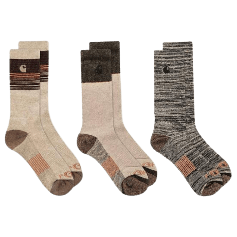 Carhartt Force Merino Wool Crew Sock 3-Pack. | Gilford Hardware