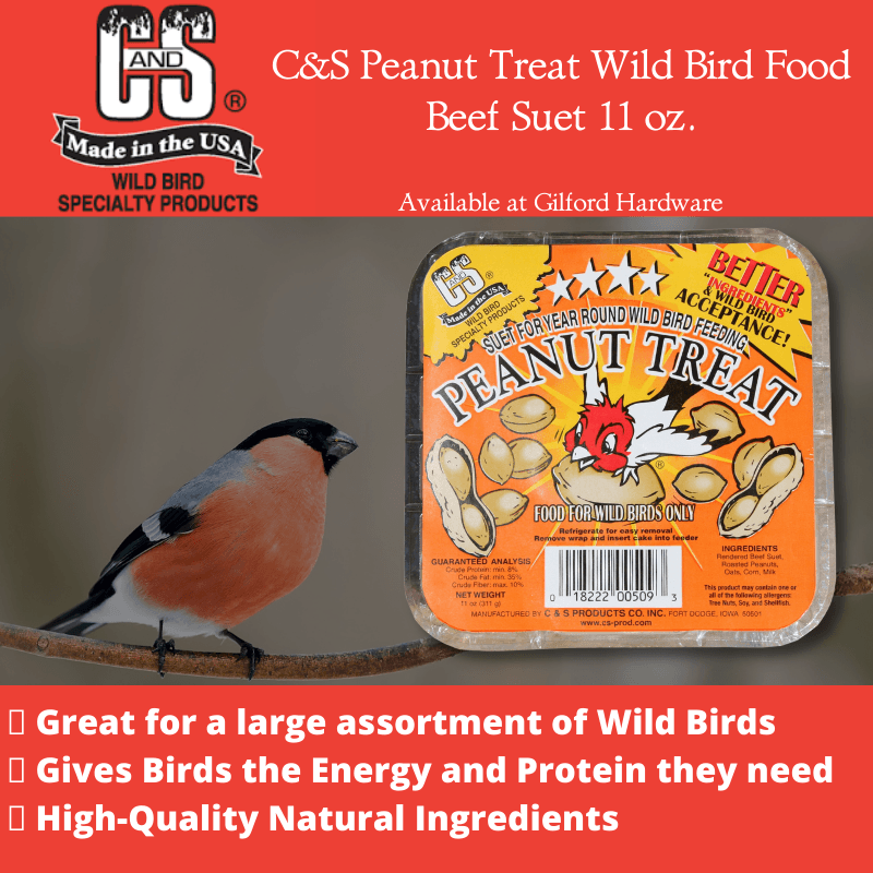 C&S Peanut Treat Wild Bird Food Beef Suet 11 oz. | Bird Food | Gilford Hardware