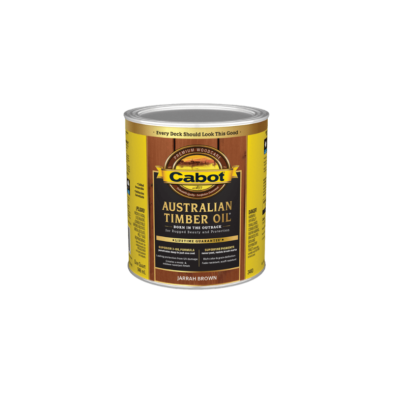 Cabot Australian Timber Oil Exterior Jarrah Brown | Stains | Gilford Hardware & Outdoor Power Equipment
