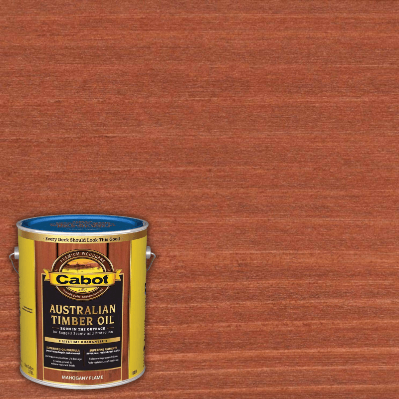 Cabot Australian Timber Oil Exterior Stain Mahogany Flame | Stains | Gilford Hardware & Outdoor Power Equipment