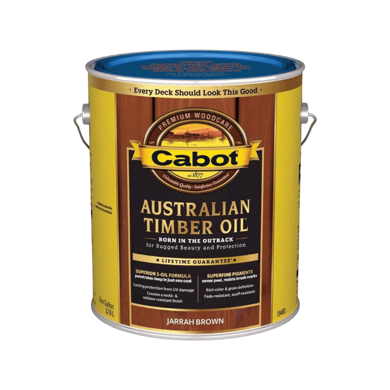 Cabot Australian Timber Oil Exterior Jarrah Brown | Stains | Gilford Hardware