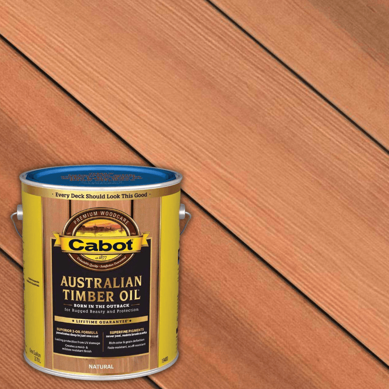 Cabot Australian Timber Oil Exterior Stain Natural | Stains | Gilford Hardware & Outdoor Power Equipment