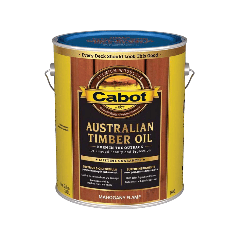 Cabot Australian Timber Oil Exterior Stain Mahogany Flame | Stains | Gilford Hardware & Outdoor Power Equipment