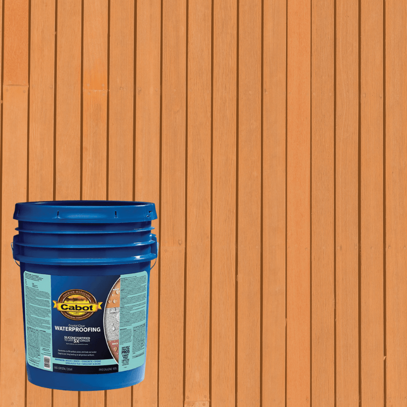Cabot Crystal Clear Water-Based Waterproofer Wood Protector 5 gal. | Stains | Gilford Hardware & Outdoor Power Equipment