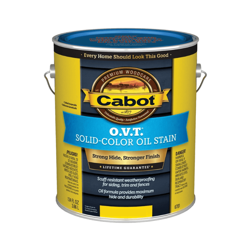 Cabot O.V.T. Solid Tintable Oil-Based Stain 1 gal. | Stains | Gilford Hardware & Outdoor Power Equipment
