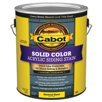 Thumbnail for Cabot Siding Stain Solid Tintable Water-Based Acrylic Gallon | Stains | Gilford Hardware & Outdoor Power Equipment