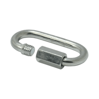 Thumbnail for Campbell Chain Zinc-Plated Steel Quick Link 3 in. | Gilford Hardware