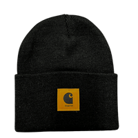 Thumbnail for Carhartt Black Maine Patch Watch Hat | Gilford Hardware