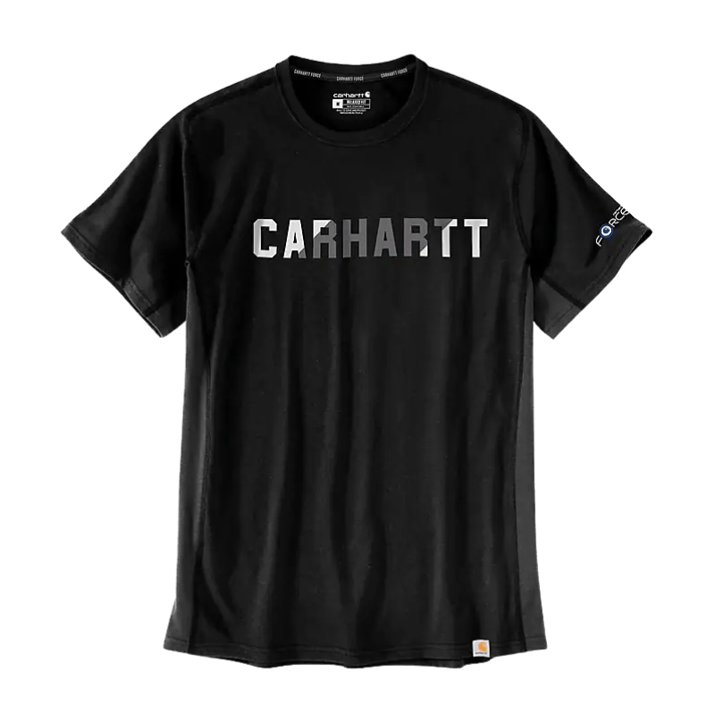 Carhartt Force Midweight Block Logo T-Shirt | Gilford Hardware