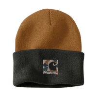 Thumbnail for Carhartt Knit Camo Patch Beanie | Gilford Hardware