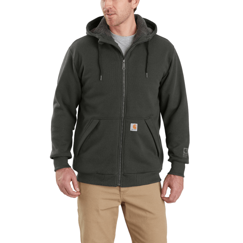 Carhartt Rain Defender Relaxed Fit Midweight Sherpa-Lined Full-Zip Sweatshirt | Hunting & Shooting Jackets | Gilford Hardware & Outdoor Power Equipment