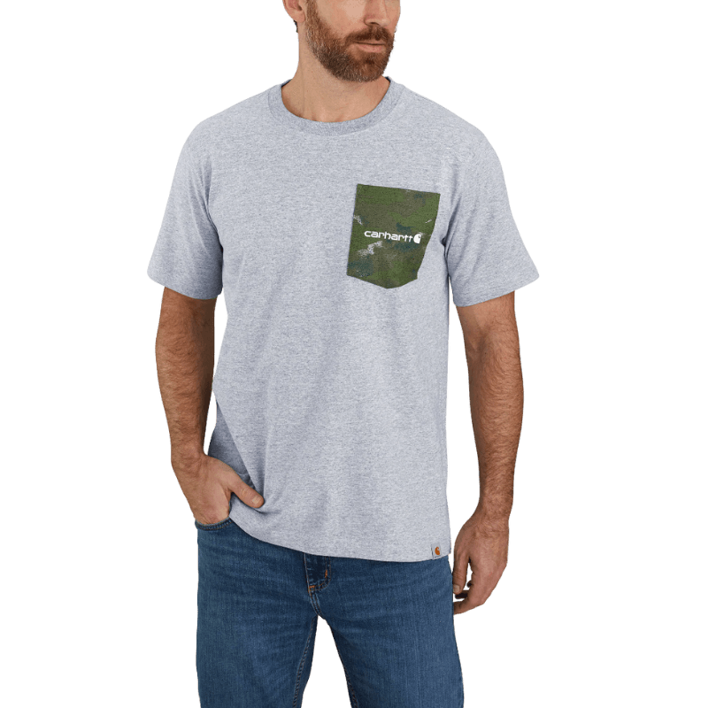 Carhartt Short Sleeve T-Shirt Camo Pocket Graphic | Gilford Hardware