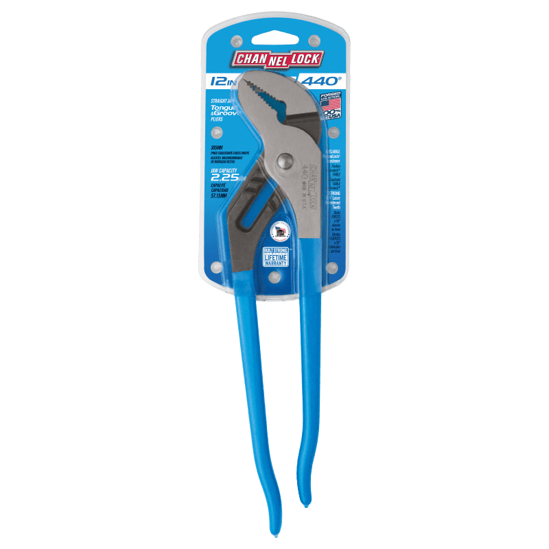 Channellock Carbon Steel Tongue and Groove Pliers 12 in. | Gilford Hardware 