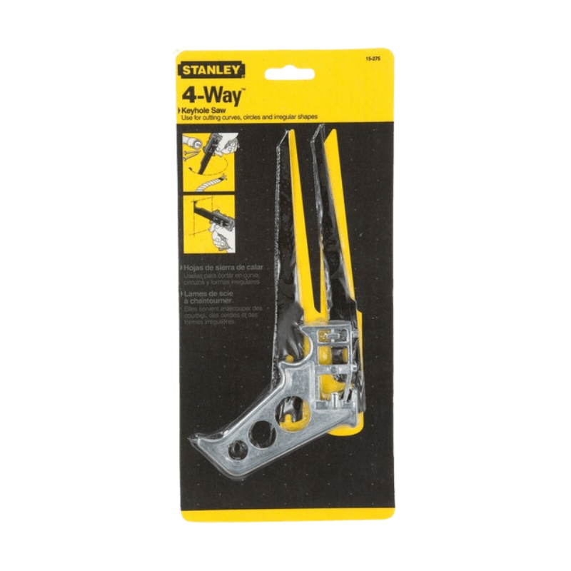 Stanley 4-Way Keyhole Saw 7" | Hand Saws | Gilford Hardware