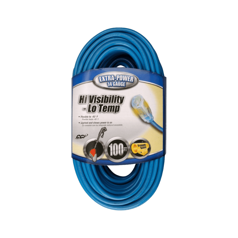Coleman Cable All Weather Extension Cord 14/3 SJTW-A 100' | Gilford Hardware